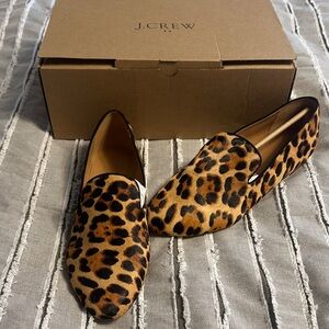 J. Crew Leopard Print Loafers